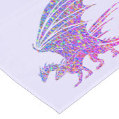 Amazing Mosaic Dragon Paars Medium Tafelloper (Hoek)