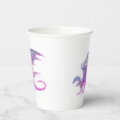 Amazing Mosaic Dragon Papieren Bekers (Links)