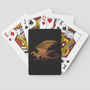 Amazing Mosaic Dragon Pokerkaarten