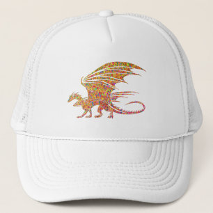 Amazing Mosaic Dragon Trucker Pet