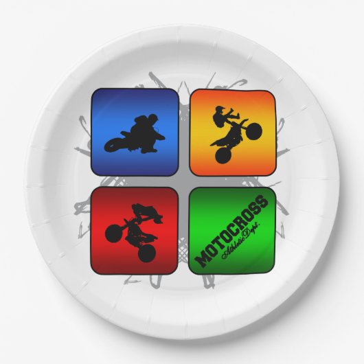 Amazing Motocross Urban Style Papieren Bordje (Voorkant)