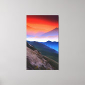 Amazing Mountains schilderen Canvas Afdruk (Voorkant)