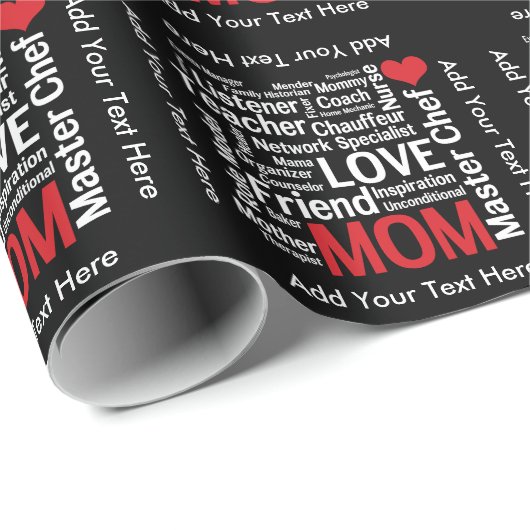 Amazing Multitasking Master Chef Mam Moederdag Cadeaupapier (Rol Hoek)