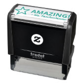 "AMAZING!" + Naam van de Aangepaste Instructeur Zelfinktende Stempel (Product)