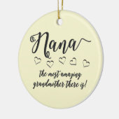Amazing Nana Keramisch Ornament (Links)