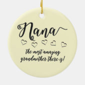 Amazing Nana Keramisch Ornament (Achterkant)