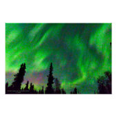 Amazing Northern Lights over het poster van Alaska (Voorkant)