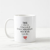 Amazing Oncology Nurse Personalized Koffiemok (Links)