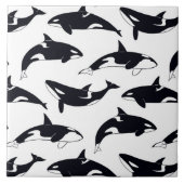 Amazing orca tile tegeltje (Voorkant)