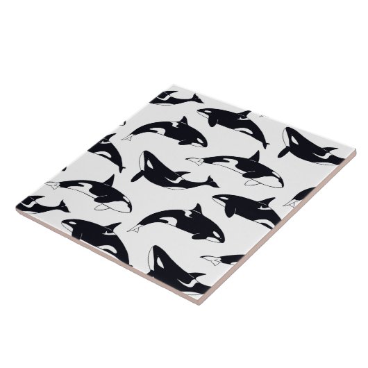 Amazing orca tile tegeltje (Zijkant)