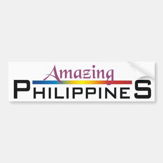 Amazing Philippines Bumperstickers (Voorkant)
