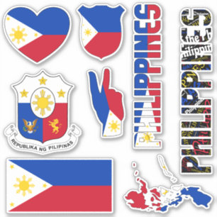 Amazing Philippines Shapes National Symbols Sticker
