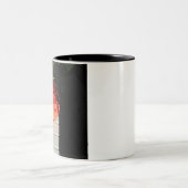 Amazing Piano Artwork Tweekleurige Koffiemok (Center)