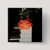 Amazing Piano Artwork Vierkante Button 5,1 Cm (Voorkant)