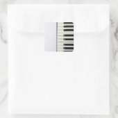 Amazing Piano Artwork Vierkante Sticker (Tas)