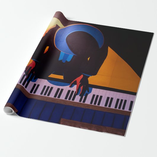 Amazing Piano Cadeaupapier (Uitgerold)