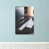 Amazing Piano Canvas Afdruk (Insitu (Houten vloer))