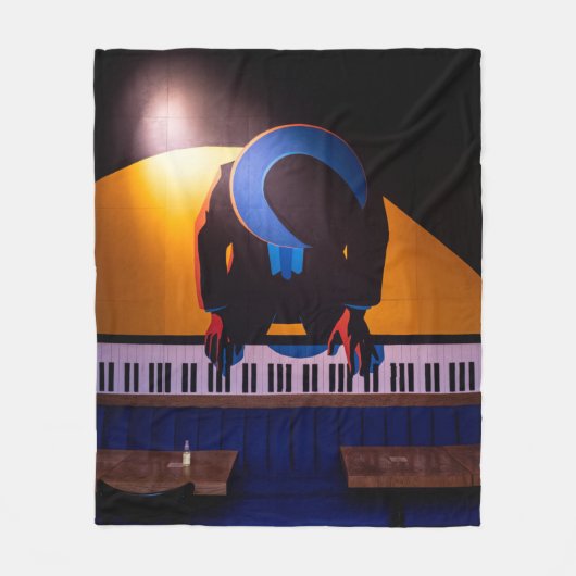 Amazing Piano Fleece Deken (Voorkant)