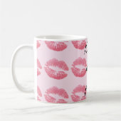 Amazing Pink Kisses Koffiemok (Links)