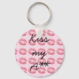 Amazing Pink Kisses Sleutelhanger