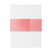 Amazing Pink Wedding Floral Bride and Groom Uitnodigingen Wikkel (Achterkant Voorbeeld)