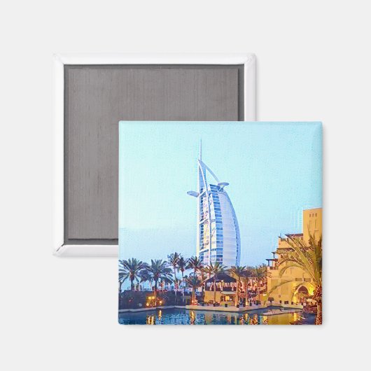 Amazing Places Dubai Magnet (Voorkant / Achterkant)
