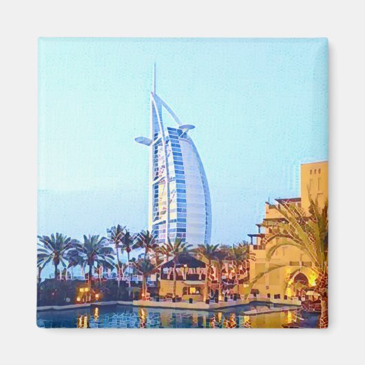 Amazing Places Dubai Magnet (Voorkant)