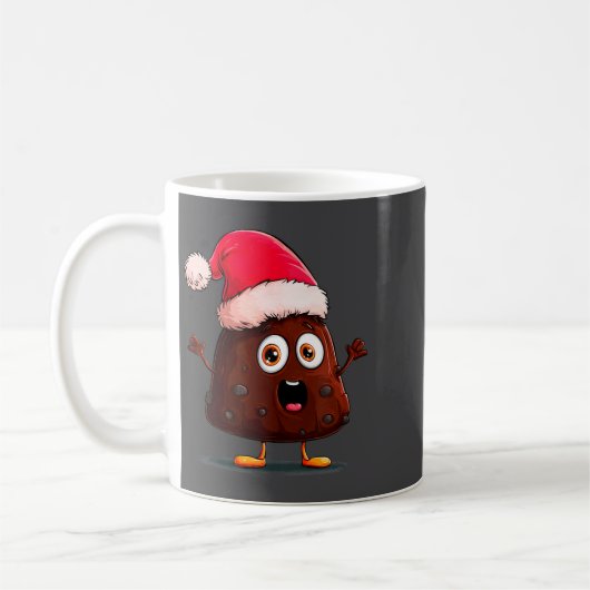 Amazing Pudding Look With Christmas Hat  Koffiemok (Links)