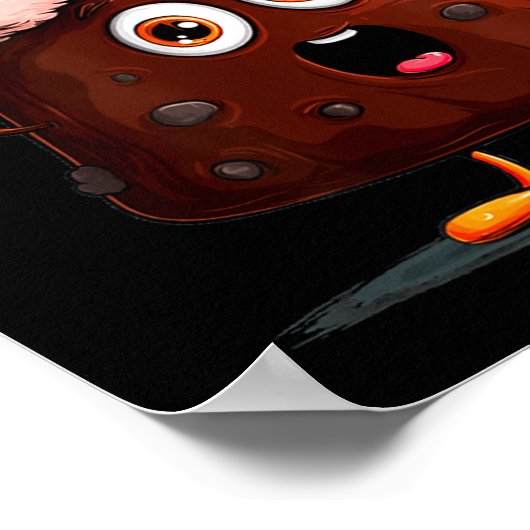 Amazing Pudding Look With Christmas Hat  Poster (Hoek)