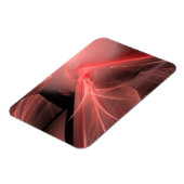 Amazing Red Swirls Magneet (Linkerzijde)