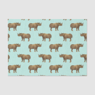Amazing Rhinoceros Safari Tissuepapier
