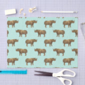 Amazing Rhinoceros Safari Tissuepapier (Craft)