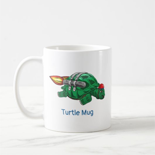 Amazing Rocket Turtle Koffiemok (Links)