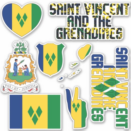 Amazing Saint Vincent en de Grenadines Sticker (Voorkant)