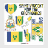 Amazing Saint Vincent en de Grenadines Sticker (Vel)