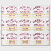 Amazing Sister Cadeaupapier (Vlak)