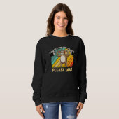 Amazing sloth apparel for women men teens with  qu trui (Voorkant volledig)