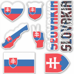 Amazing Slovakia Shapes National Symbols Sticker