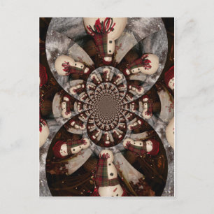 Amazing Snowman Briefkaart