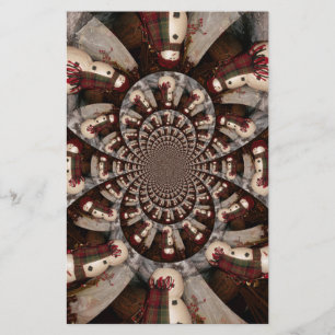 Amazing Snowman Briefpapier