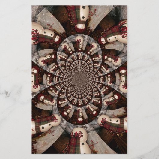 Amazing Snowman Briefpapier (Voorkant)