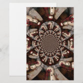 Amazing Snowman Briefpapier (Voorkant / Achterkant)