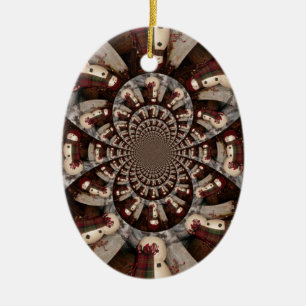 Amazing Snowman Keramisch Ornament