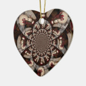 Amazing Snowman Keramisch Ornament (Links)