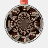 Amazing Snowman Metalen Ornament (Voorkant)