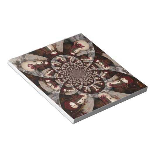 Amazing Snowman Notitieblok (Schuin)