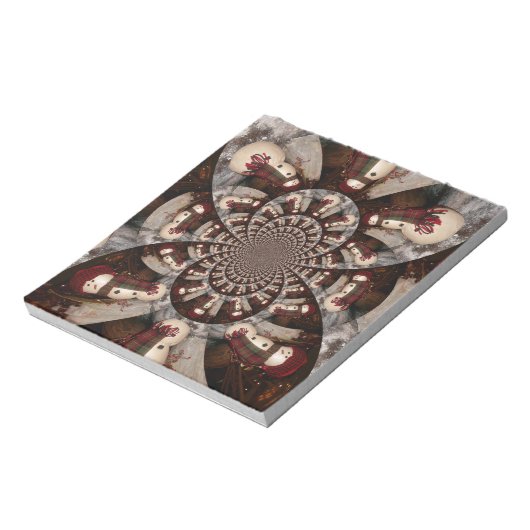 Amazing Snowman Notitieblok (Linkerzijde)