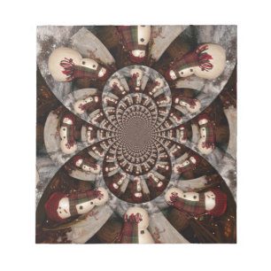 Amazing Snowman Notitieblok