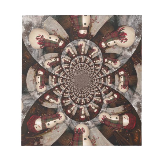 Amazing Snowman Notitieblok (Voorkant)