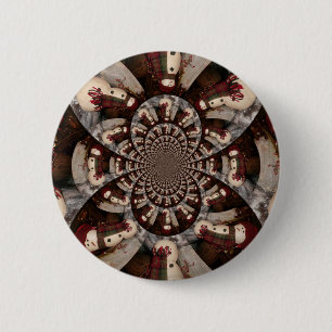 Amazing Snowman Ronde Button 5,7 Cm